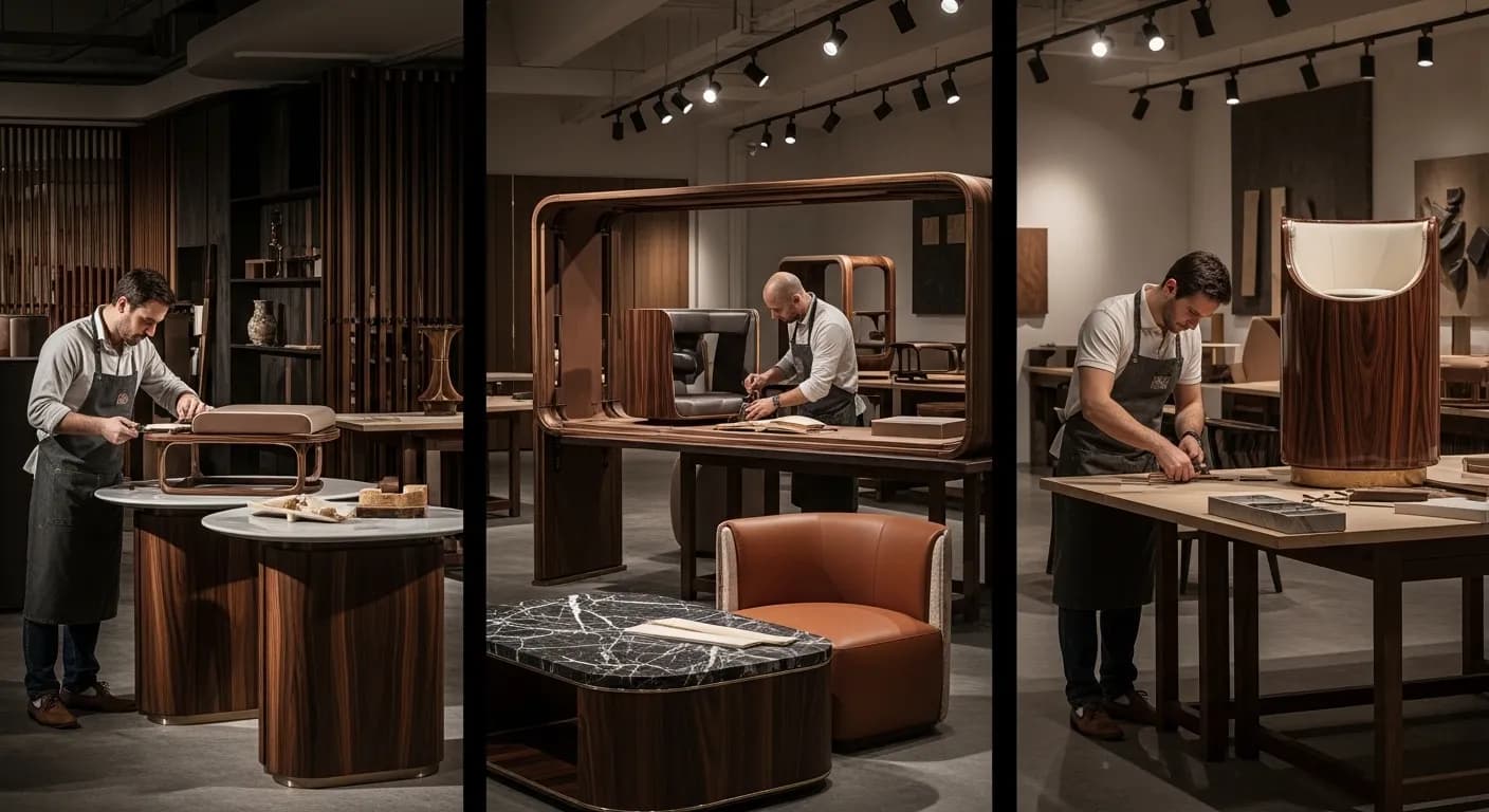 Custom bespoke furniture craftsmanship