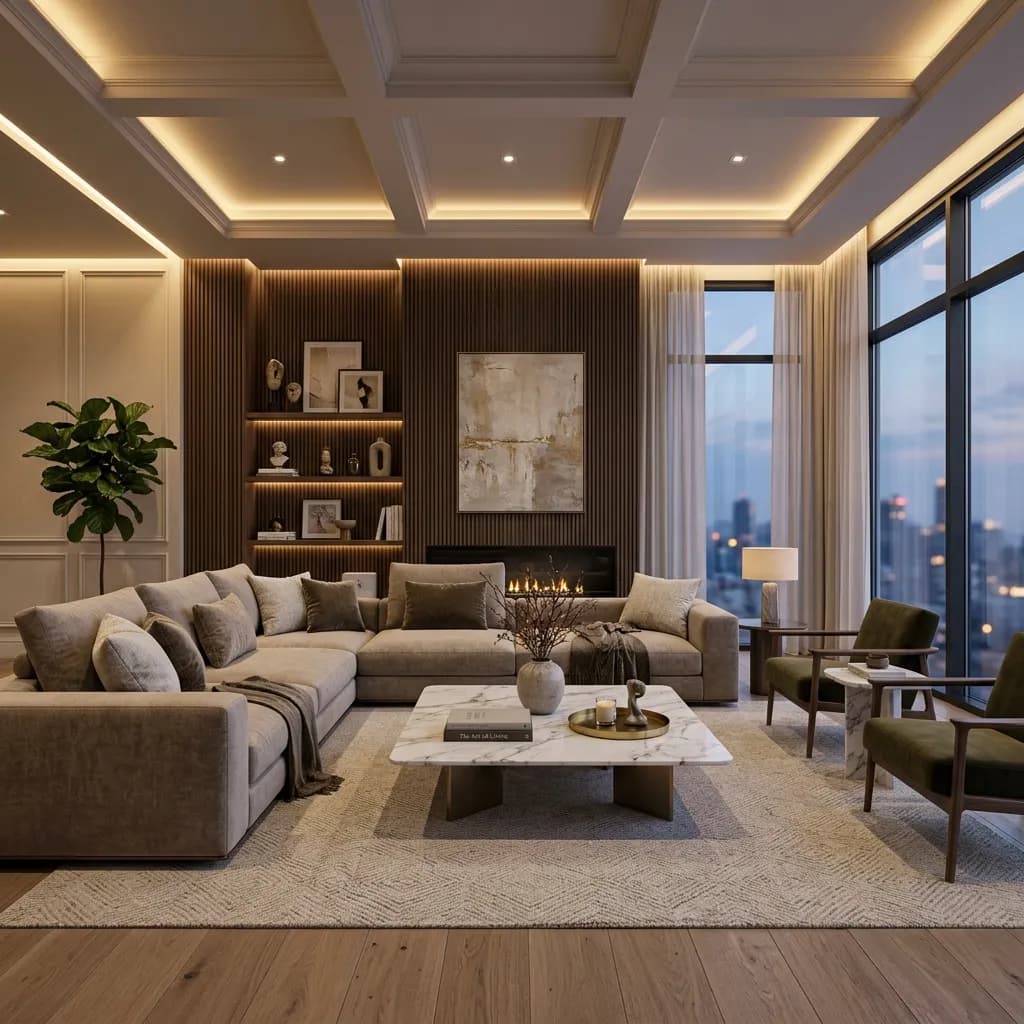 Luxury Living Room Transformation