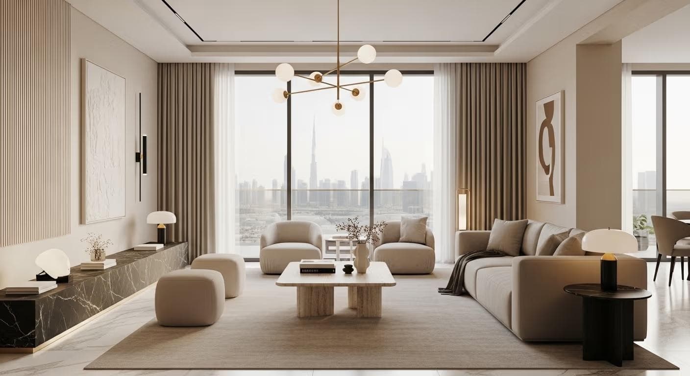 Luxury Living Room Furniture in Dubai, Done Right